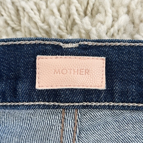 Vintage Mother “made you look” dark wash straight leg denim - Picture 3 of 4